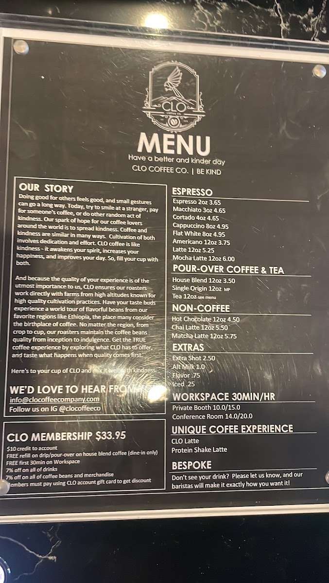 Menu Clo Coffee Co.-9